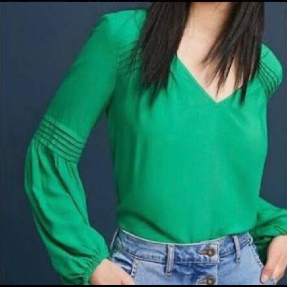 Anthropologie | Maeve Ceresco Peasant Top Sz XS